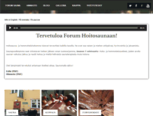 Tablet Screenshot of forumsauna.fi